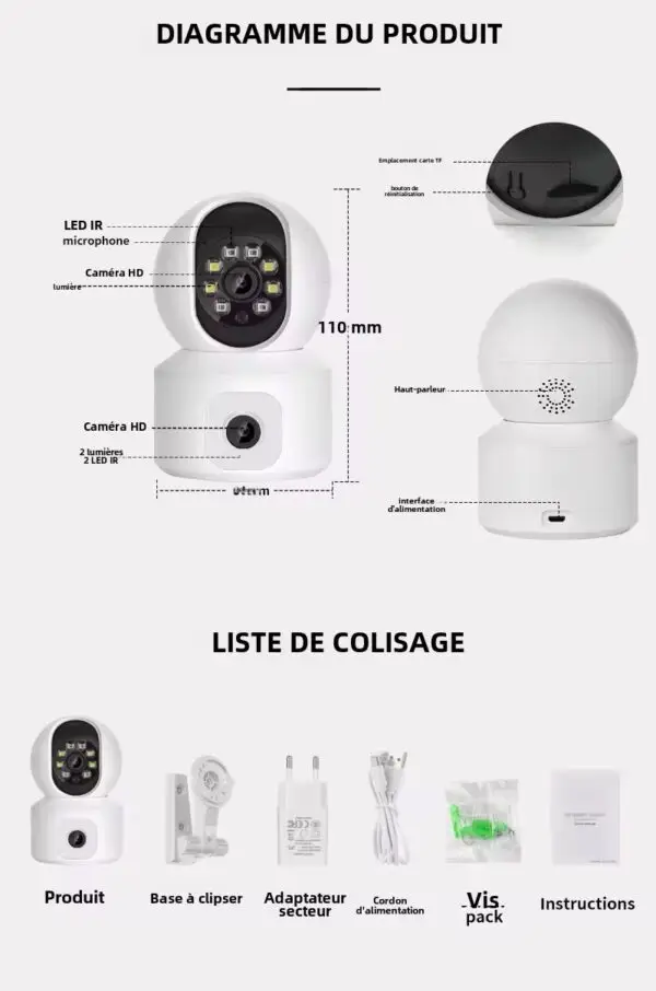 Caméra Wifi Smart